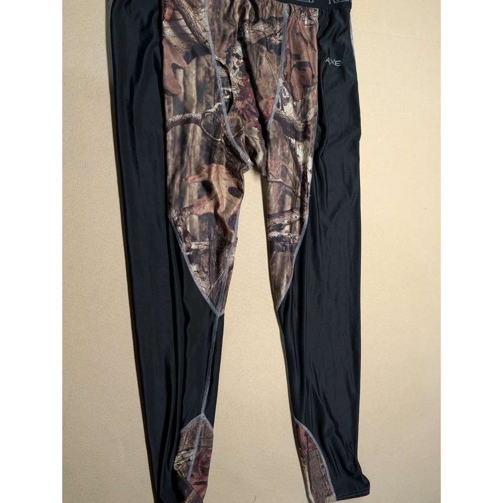 Red Head Men's Long Underwear Hunting Camo Size 2XL Black & Camo Polyester